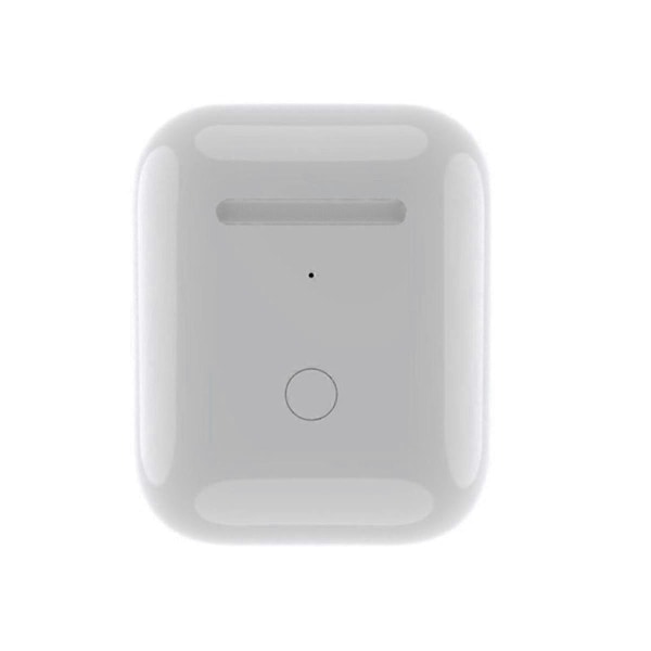 Ersättningsfodral för trådlös laddning för 1 2 laddningsfodral för Airpod 1 / 2 generationen, stöder Blueto [Db] White