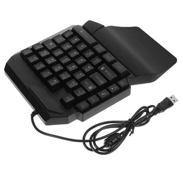 E-Sport bärbart speltangentbord för spelbruk Svart[DB]