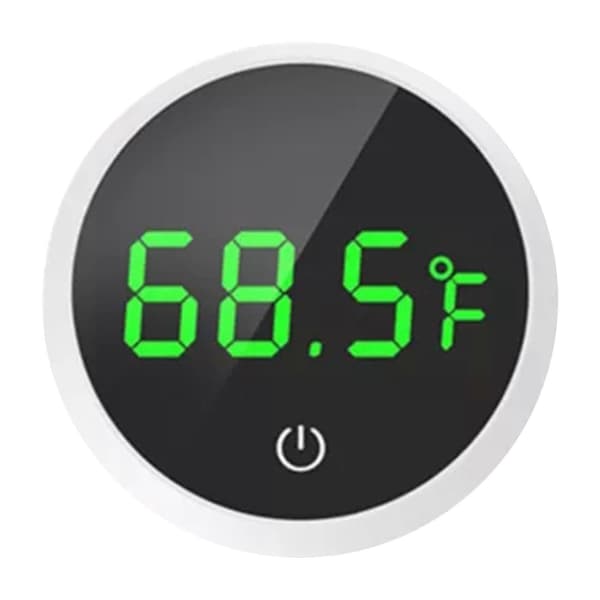 Digitalt termometer til akvarium, præcis temperatursensor, klæbemåleværktøj til akvarier [DB] White Fahrenheit