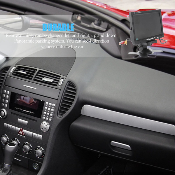 7" Car Hud Display Bil bakoversikt Tft Lcd Monitor Bil Monitor Speil Speil Monitor Bil