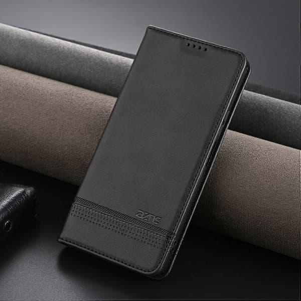 Magnetisk Kalvetekstur Etui Til Honor X6b [DB] Black