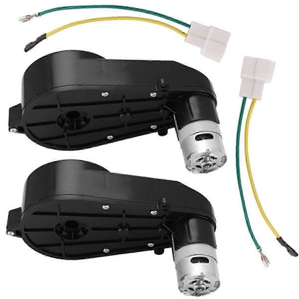 24v 40000rpm 2 stk. rs555 dc-motorer for fjernstyrte leker, barnebilhjul [DB] Black