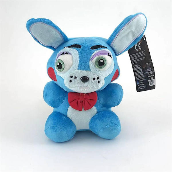 Fem Nätter Hos Freddy Fnaf Söta Plyschdjur Speldocka 18 Cm Bonnie Bear Foxy Cartoon Stoppade Dockor Freddy Leksaker För Barnpresenter [DB] 18cm New Blue Rabbit 95g