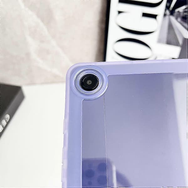 Til Samsung Galaxy Tab A9+(Plus) Deksel Klart TPU Anti-fall Nettbrettdeksel med Blyantholder[DB]