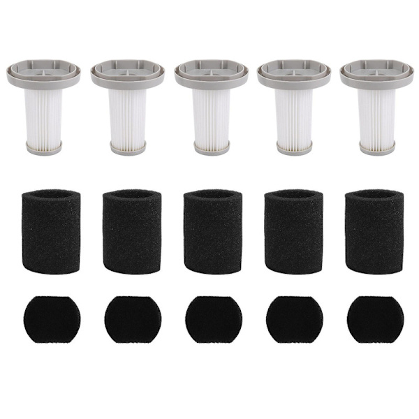 Kädessä pidettävä pölynimuri Hepa-suodatin sienisuodatin sarja Xiaomi Deerma DX700 DX700S imuri varaosat tarvikkeet [DB] Black  white