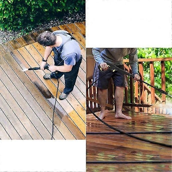 Til Karcher K2 K3 K4 K5 K6 K7 (6m) Trykvaske Vandrensning Højtryksudskiftningsslange Rengøringskit 6m/8m/10m/15m{ DB} Quick Ends 6m