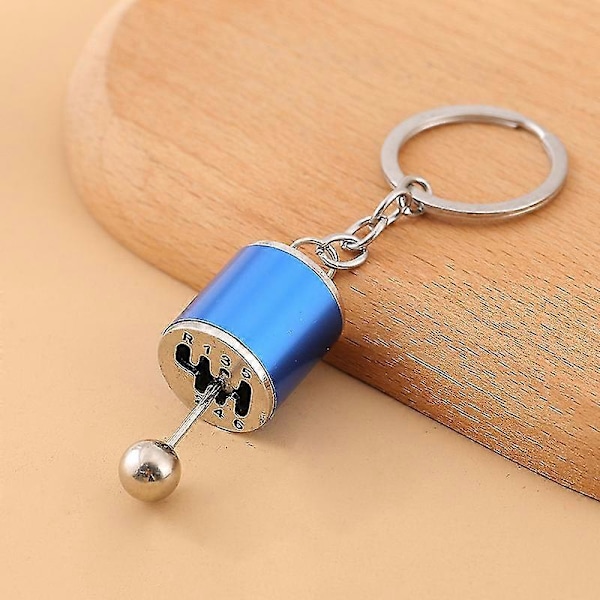 2 st Mini Bil Växelspak Fingertoppsleksak Simulering Automatisk Växellåda Leksak Manuell Växel Anti-stress Fidget Leksak Lämplig För Pojke Db blue
