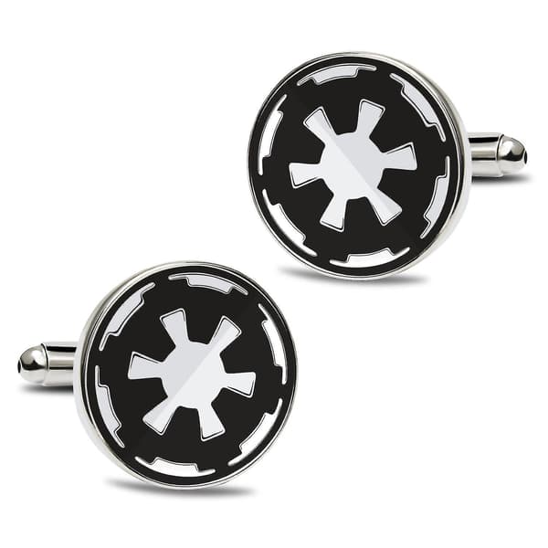 Runda Star Wars målade manschettknappar