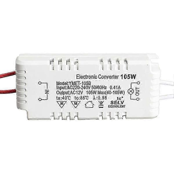 105W 12V Halogen Transformer Strømforsyning Driver til Lavspændingsbelysning [DB]