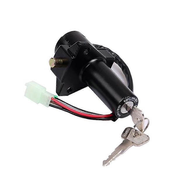 For Yamaha YBR125 YBR 125 Elektrisk Tenningslås Dørsett Bensintanklokk Sete Nøkler (4 Linjer) [db] side cover lock