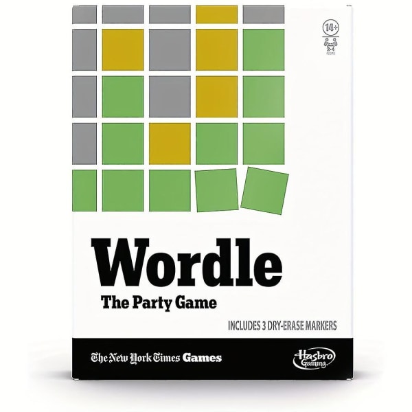 Wordle-festspil til 2-4 spillere Wordle-brætspilsværktøj til 14+ ordspilkort [DB] white