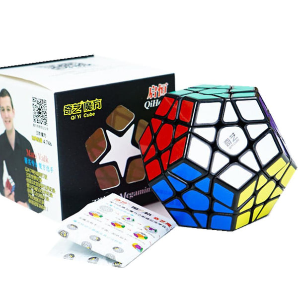 3x3x3 4x4x4 5x5x5 Speed ​​Magic Cube Puzzle Black Stickers Magic Cube Utdanning Læring Cubo Magico Toys Barn Barn Db 143-Maple-leaf