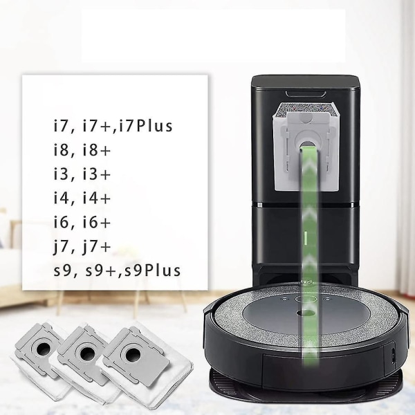 Støvpose til iRobot Roomba I7, I7+, I8, I8+, I3, I3+, I4, I4+, I6 Db