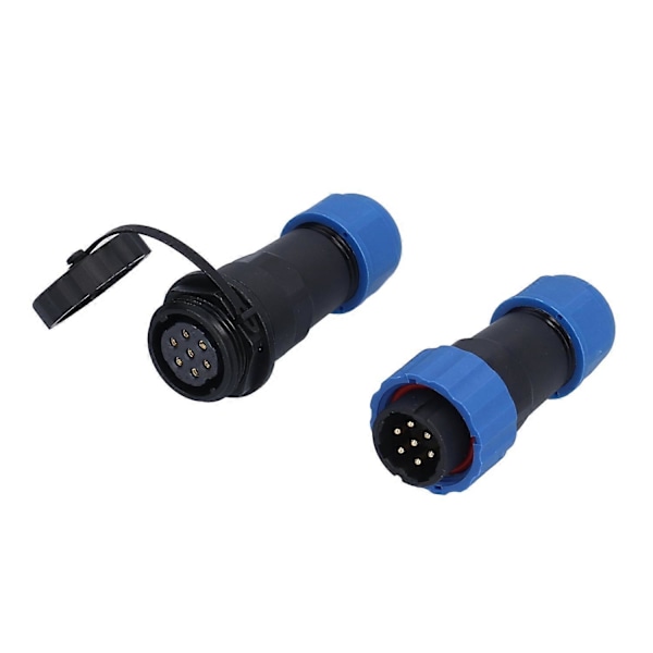 Aviation Plugg Sokkel IP68 Vanntett Kobling Hann Hunn Butt Terminal 380V SP207 Pin [DB]