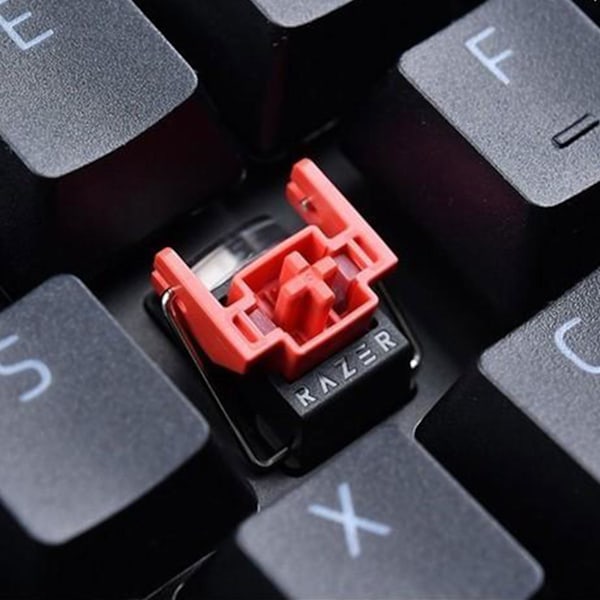 V2 Tyst Liner Röd Switch Hot-Swappable DIY Clicky Optiska Brytare För Razer [db]