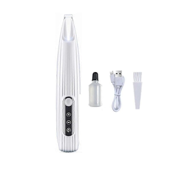 Saffory Hunde Trimmer, Saffory Elektrisk Hunde Trimmer, Pet Micro Præcisionstrimmer {Db} white