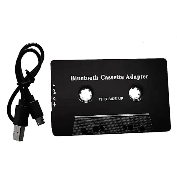 Universell kassett Bluetooth 5.0 ljudbilband Aux Stereoadapter med mikrofon för telefon Mp3 Aux-kabel{DB}