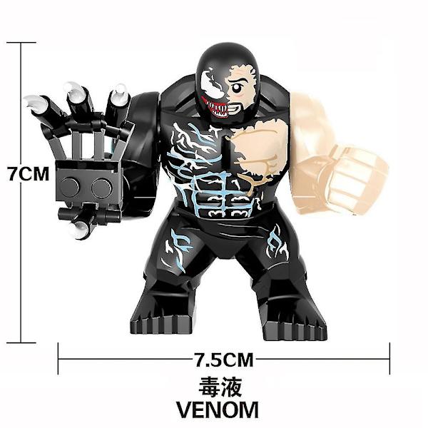 Avengers Store Figur Byggeklodser Hulk Thanos Spider-Man Carnage Venom Legetøj Db EG131