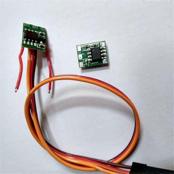 Mini båd elektronisk hastighedsregulator dobbeltrettet ESC til modelbåd/fly [DB]