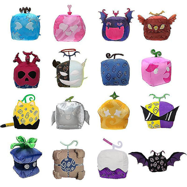 Blox Fruits Plush Demonic Fruit Plush Leke Dukke Ferie Bursdag Gave Til Venner [DB] 5