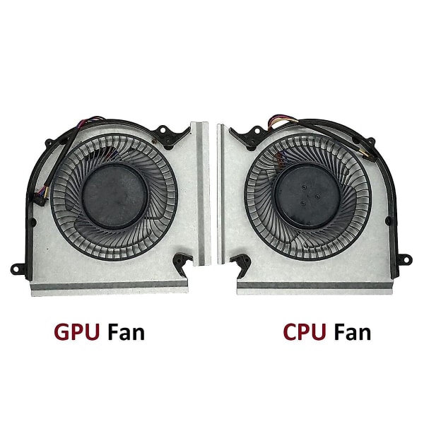 Computer CPU-køleventilator + GPU-køleventilator til GE66 GP66 GL66 -1541 -1542 N453 N454 PABD08008SH [DB]