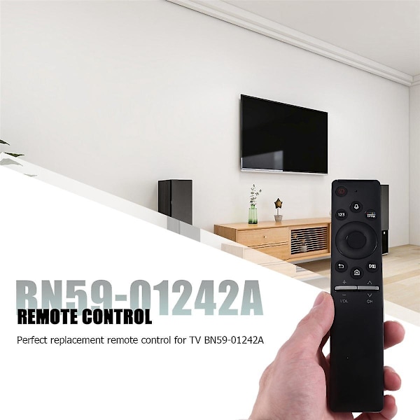 Bn59-01242a Fjärrkontroll för TV med röst Blåtand N55ku7500f Un78ks9800 Un78ks9800f Un78ks9800fxza [DB] black
