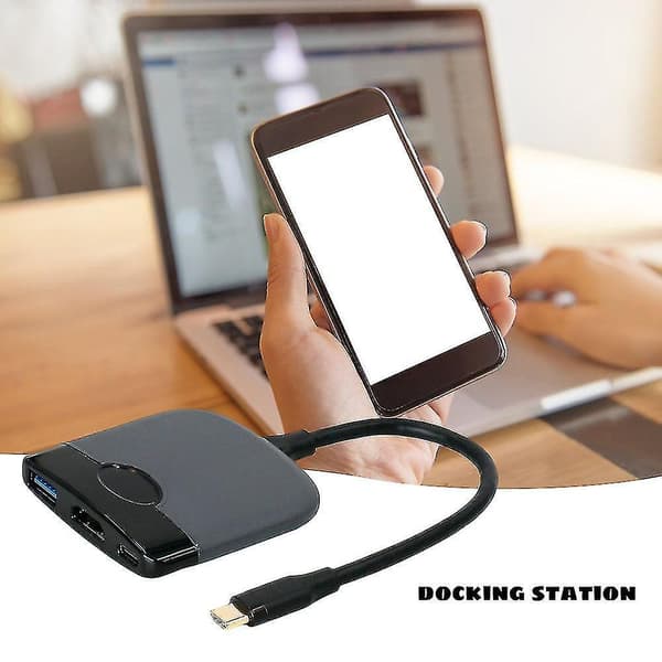 3-in-1-telakointiasema, kannettava USB-C–HDMI-sovitin Switchille [DB]