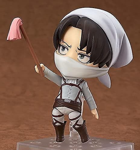 Attack On Titan Levi Ackerman Clearance Figur Anime Chibi Utsøkt Actionfigur Db