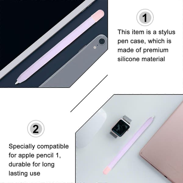 Anti-Slip Pennfodral Silikon Stylus Penna Skyddshylsa för Penna 2[DB]