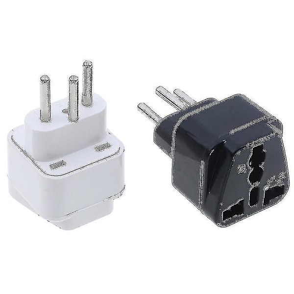 Universal UK/US/EU til Schweiz Schweiz AC Strømstik Rejseadapter Konvertere db White