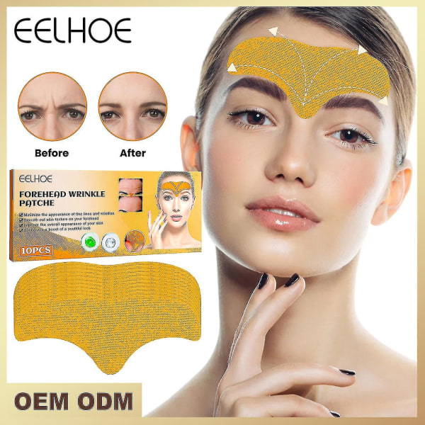 Eelhoe otsaryppylappu tasoittaa ja tasoittaa otsaryppyjä kohottaa ja kiinteyttää kasvojen ihoa Otsamaastari 10 kpl/laatikko