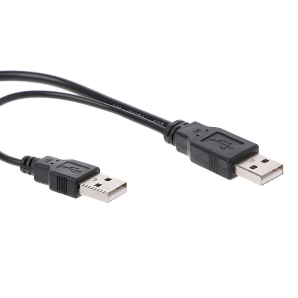 Usb 2.0 -tyyppi A -uros -uros Mini Usb Y -jakokaapeli virtalähteelle ja datalle mobiilikovalevylle [DB]