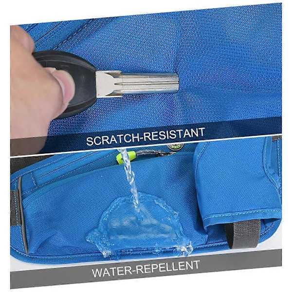 Sports Hydration Bæltetaske Løbebælte Taljetaske Bum Bag med Vandflaskeholder til Mænd Kvinder Løb Cykling Vandring Gåtur Db Dark blue