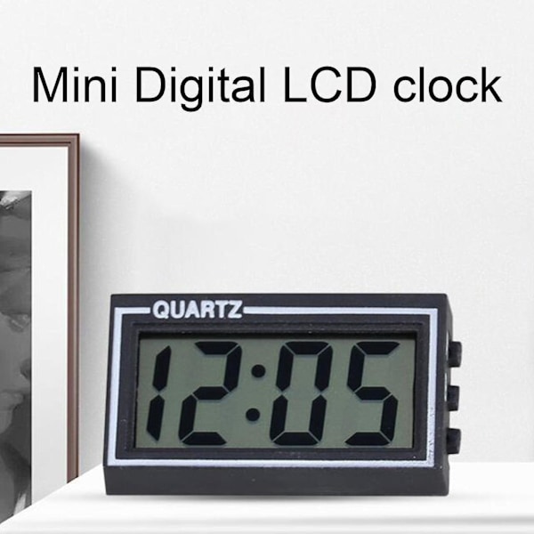 Universell elektronisk digital klocka för bil med LCD-skärm [db]