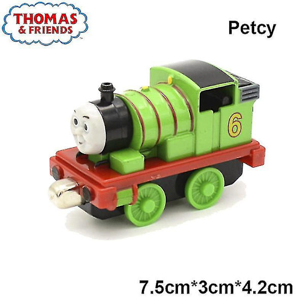 1:43 Thomas og hans venner legering magnetisk togspor lokomotiv legetøj Toby Emily Petcy Duck togmodel børn dreng pædagogisk legetøj Db petcy