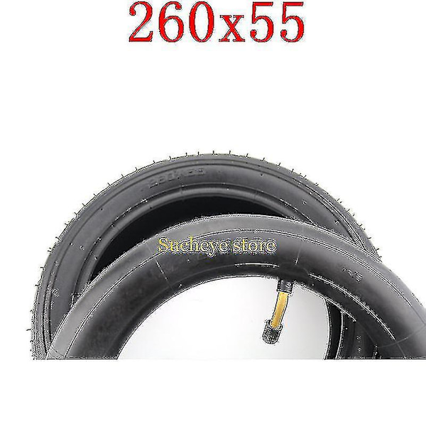 260x55 Rengas ja Sisärenkaat Sopii Lasten Kolmipyöräiseen Vauvanvaunuun Taittuvaan Vauvanvaunuun, Sähköpotkulautaan, Lastenpyörään 260*55 Rengas [DB] inner tube