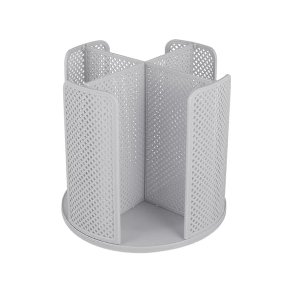 Kaffe Kopp & Lokk Organizer Engangskopp Dispenser 4 Rom Oppbevaringsstativ [DB] grey