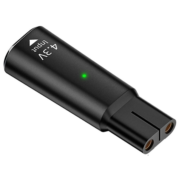 Laddare Adapter för Philips Rakapparat och Hårtrimmer Typ-C till 4.3V - Aluminiumlegering - Grå [DB] Black Style A