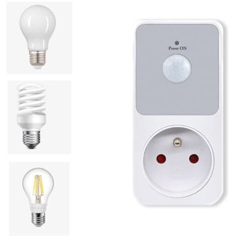 120° innfelt bevegelsessensor veggbryter for LED- og halogenpærer