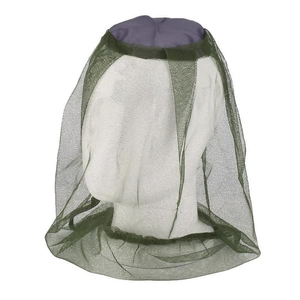 Utomhus fiskekeps Anti Mosquito Insect Hat Bug Mesh Head Net Face Protector DB 1 PC Black