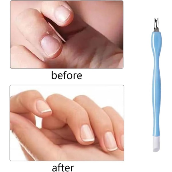 Cuticle Trimmer, 10 stk Cuticle Remover, Cuticle Pusher, Nail Cuticle Remover, Nail Art Tools, Nail Cleaner Tool [DB]