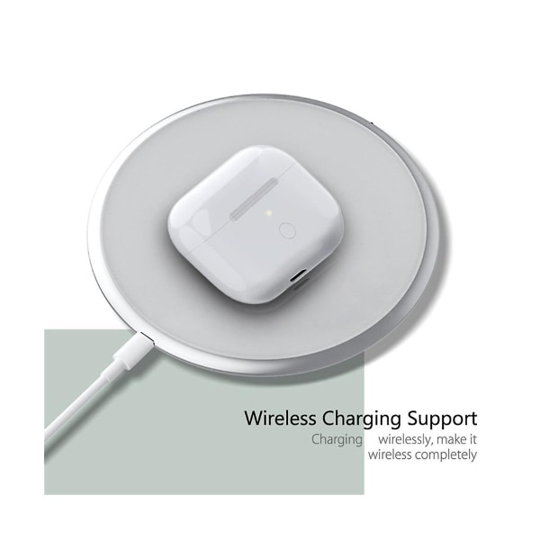 För Airpod Pro Replacement Trådlöst laddningsfodral Case 660 Mah Case Support Wireless Ch[DB] White