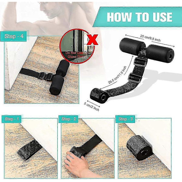 Hamstring Curl Strap Nordic Hjemmetrening For Utstyr Hamstring Curls Spanske Knebøy Ab Trening Nordic Curl Sit Up Maskin Kroppsbygging db