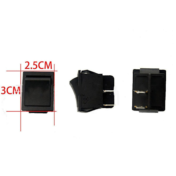 6/12v kaasupoljin nollausohjain kytkin lapsille sähköautoille [DB] Throttle switch 2 fe