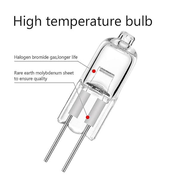 40 stk G4 12v 20w Halogenlampe G4 12v Pære Krystalllampe Halogenpære 20w 12v Halogen [DB]