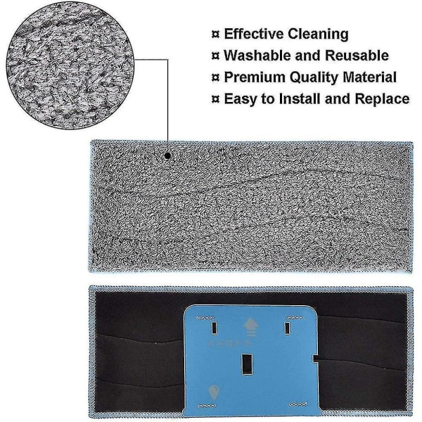 Mop-kluter for Braava Jet M6 Robot Tørr Våt Mopp Rengjøringsklut Mopp [DB]