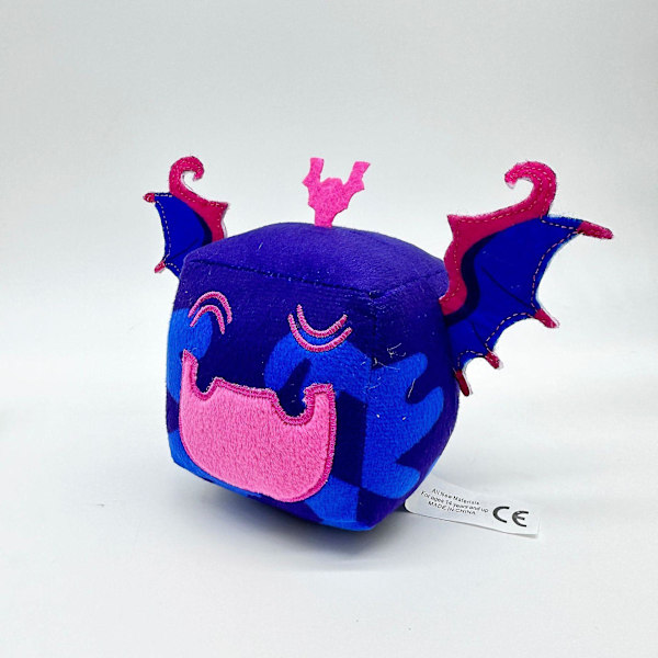 Blox Fruits Plyschleksak 2024, Mjuk PP Bomullsplyschkudde, 8” Kramplyschdjur, Present till Fans Barn DB Shadow