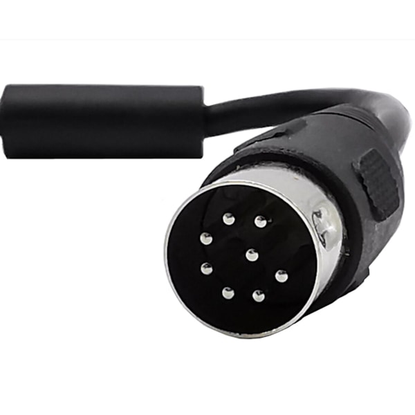 8 Pin Din Han til Han Højttaler Audio Kabel Adapter til Overvågning Biler Computere Fjernsyn [db] black