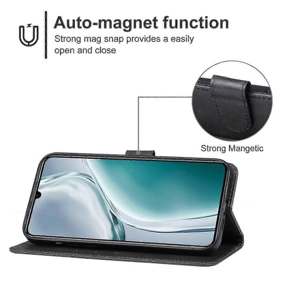 Lærtelefondeksel til OUKITEL C50 [DB] Black