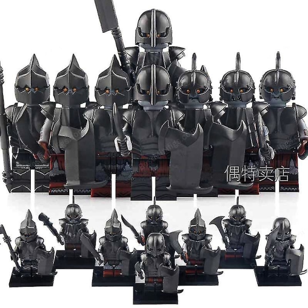 8 stk Ringenes Herre Dol Guldur Orcs Gundabad Orcs Mordor Orcs Minifigurer Byggeklosser Action Toy Figurer [DB]